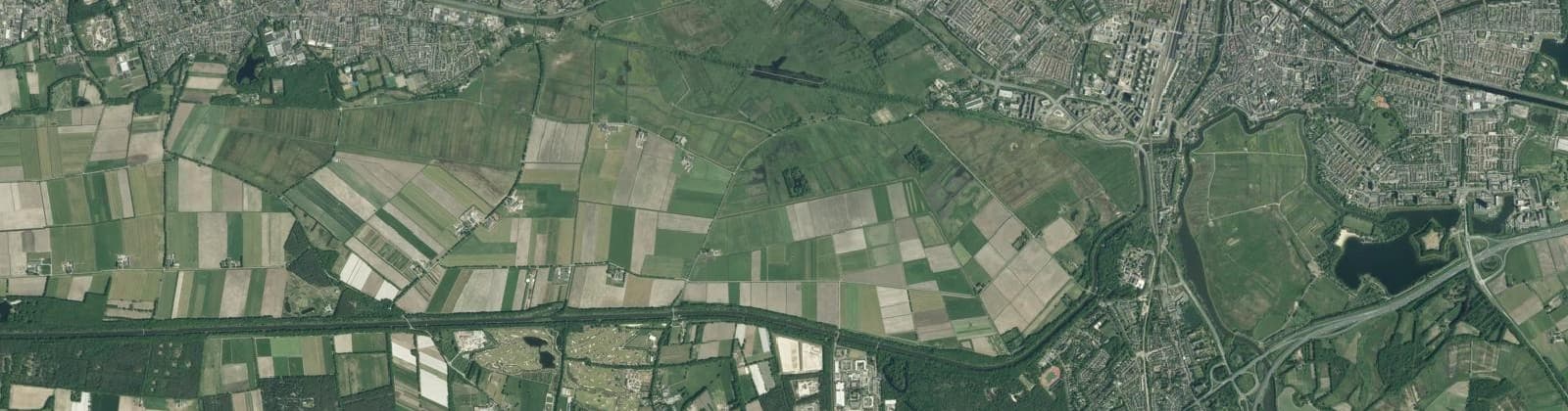 Luchtfoto van Gement