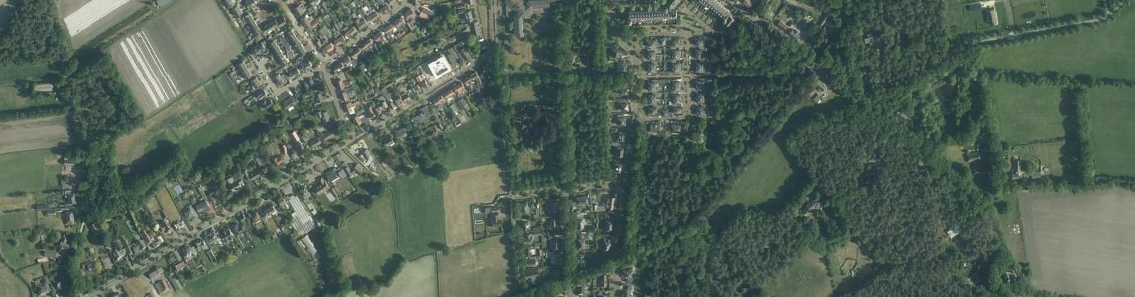 Luchtfoto van Huijbergen