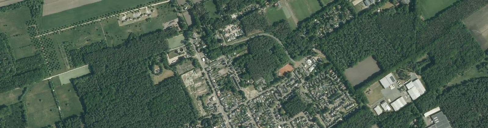 Luchtfoto van Putte