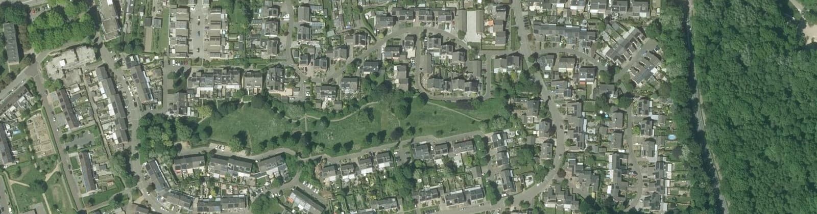 Luchtfoto van Klinkerkwartier