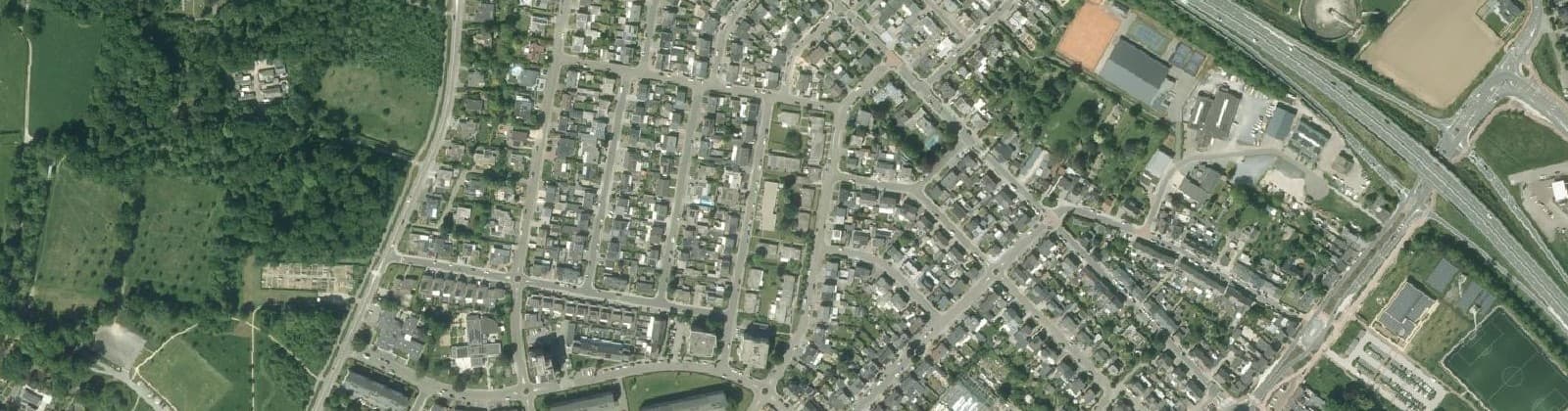 Luchtfoto van Nieuwenhagerheide