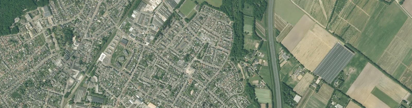 Luchtfoto van Offenbeek