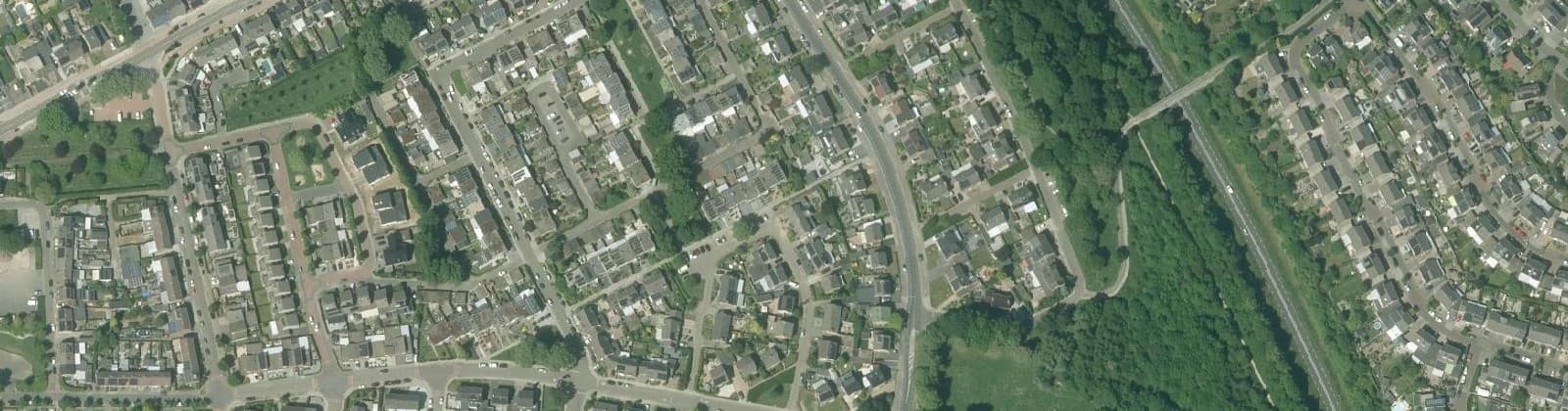 Luchtfoto van Op de Vos