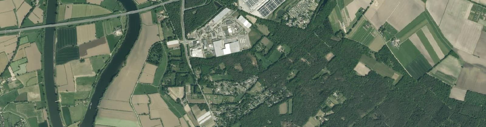 Luchtfoto van Diekendaal-Nieuwerf