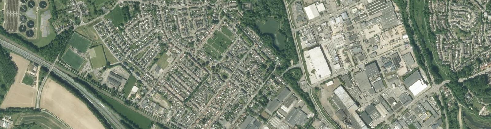 Luchtfoto van De Koumen
