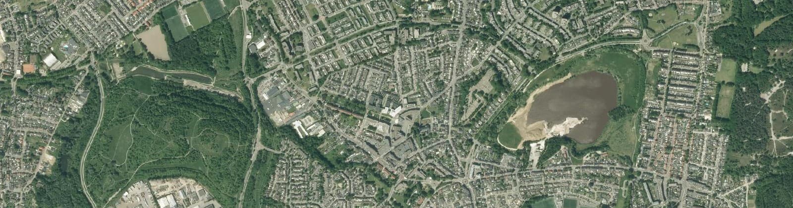 Luchtfoto van Heerlerheide-Kom