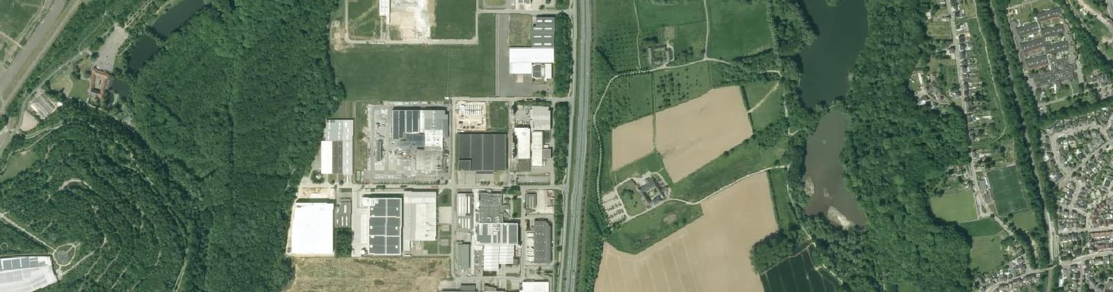 Luchtfoto van Verspreide huizen Dentgenbach