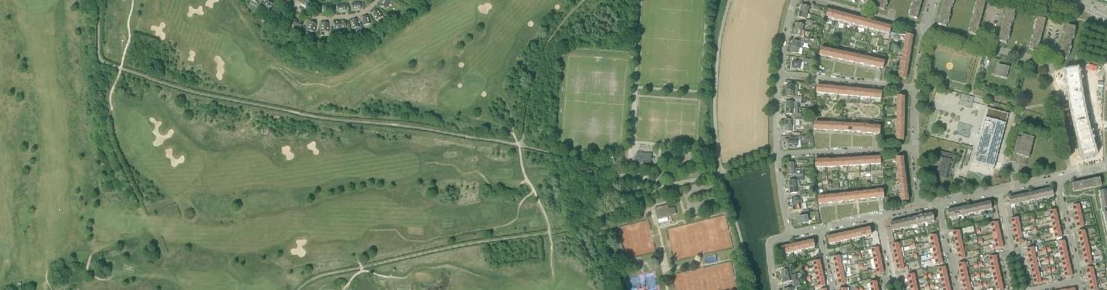 Luchtfoto van Dousberg-Hazendans