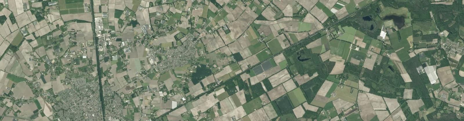 Luchtfoto van Waatskamp-Bientjesweg