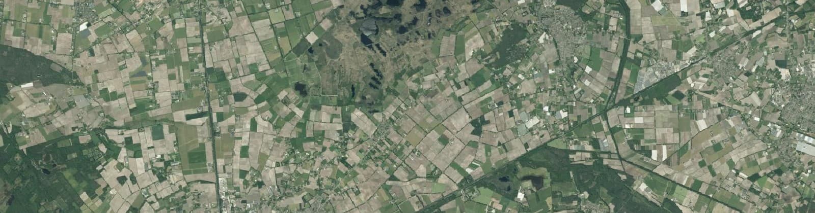Luchtfoto van Moostdijk-Kruisvennendijk