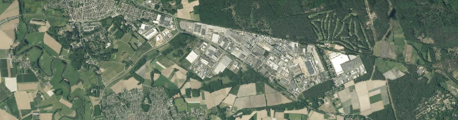Luchtfoto van Roerstreek