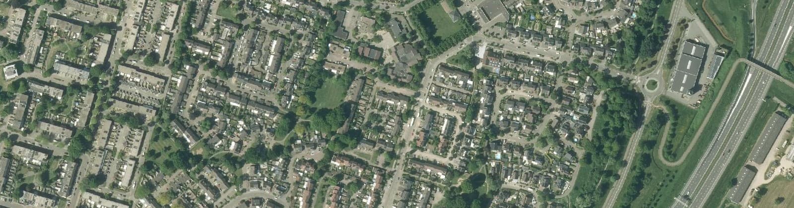 Luchtfoto van Hoogvonderen