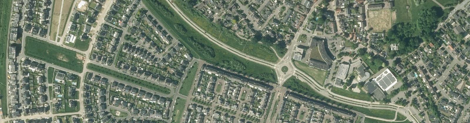 Luchtfoto van Oolder Veste
