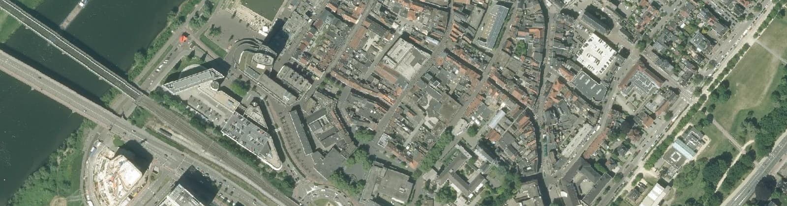 Luchtfoto van Winkelcentrum