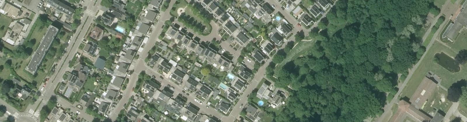 Luchtfoto van Groenstraat-Noord