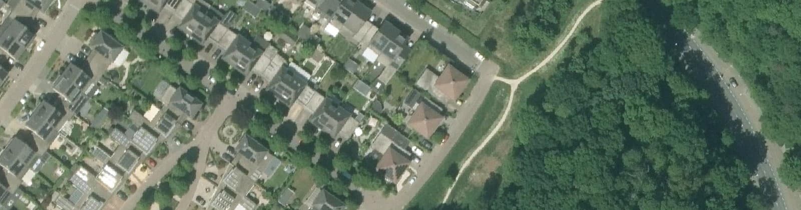 Luchtfoto van Groenstraat-Zuid