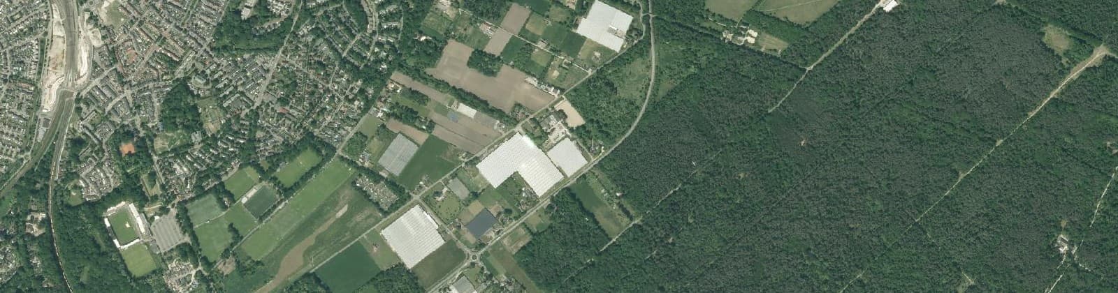 Luchtfoto van Grote Hei