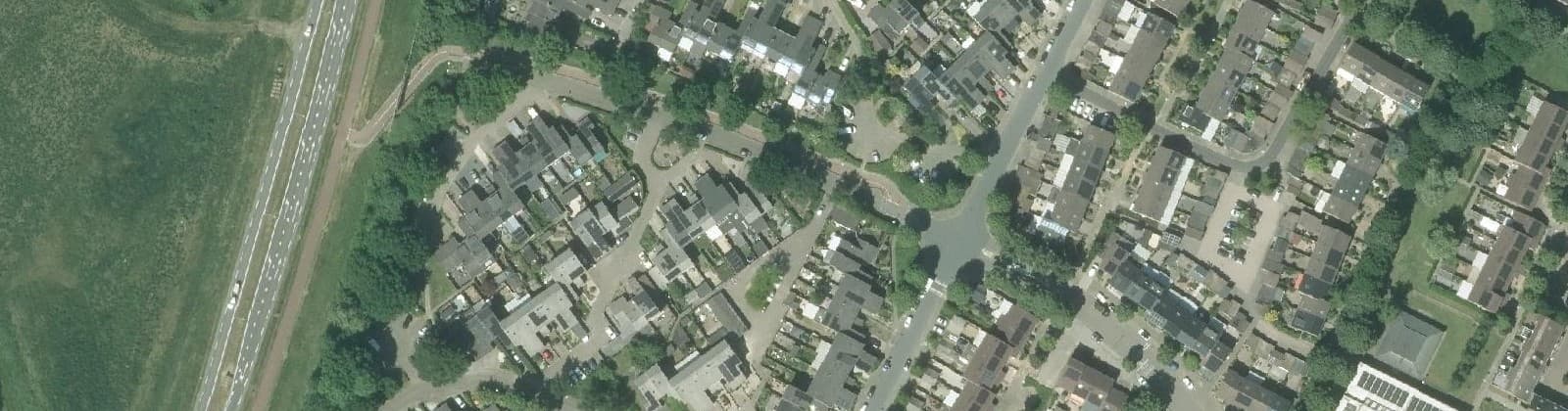 Luchtfoto van Vossener-West