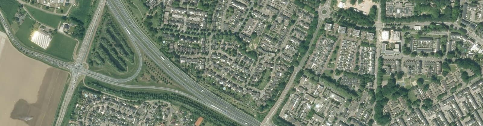 Luchtfoto van Vossener-Zuid