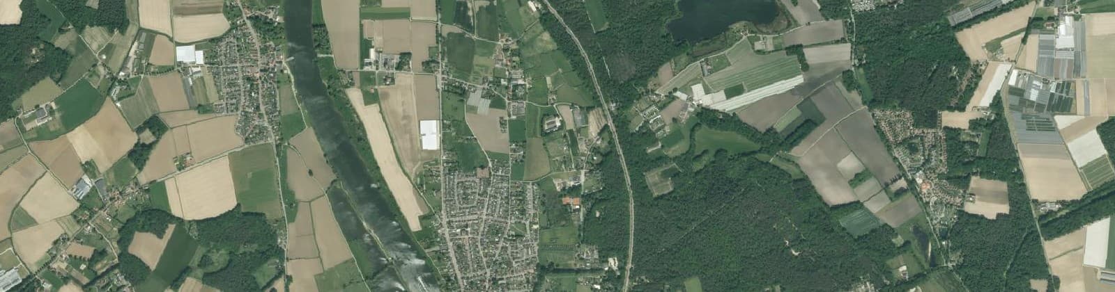 Luchtfoto van Brandemolen en Veld