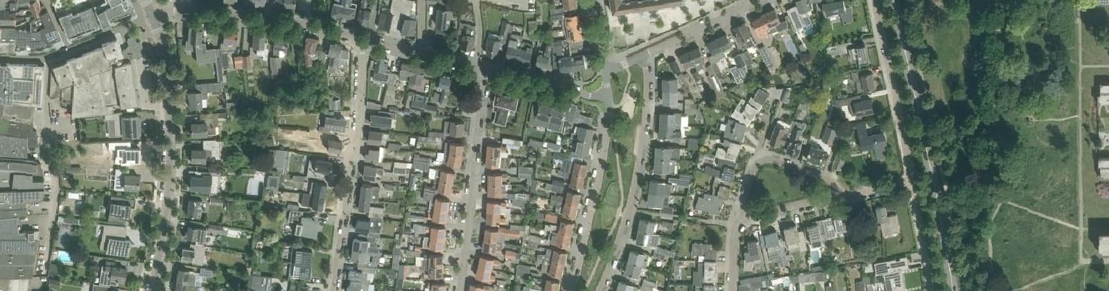Luchtfoto van Oranjebuurt