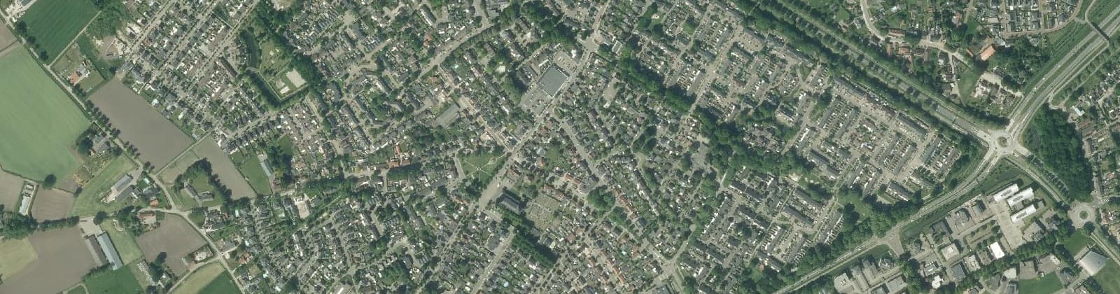 Luchtfoto van Boshoven-Vrakker