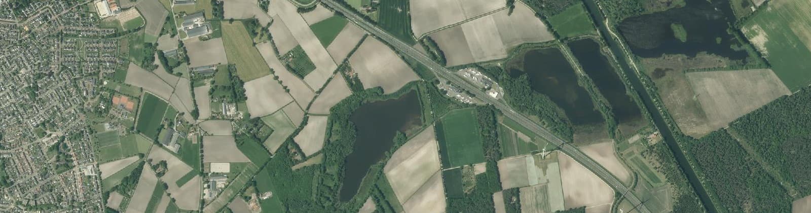 Luchtfoto van Leuken buitengebied