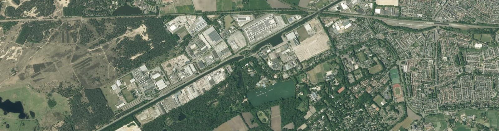 Luchtfoto van Industrieterrein Boshoverbeek-Lozerweg