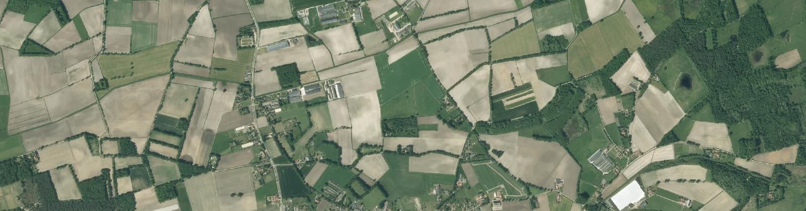 Luchtfoto van Tungelroy buitengebied