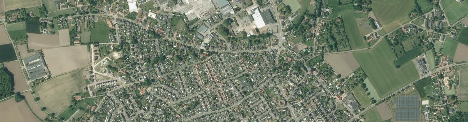 Luchtfoto van Stramproy