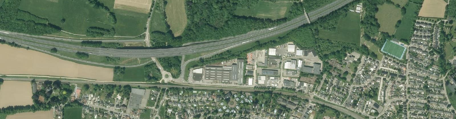 Luchtfoto van De Valkenberg