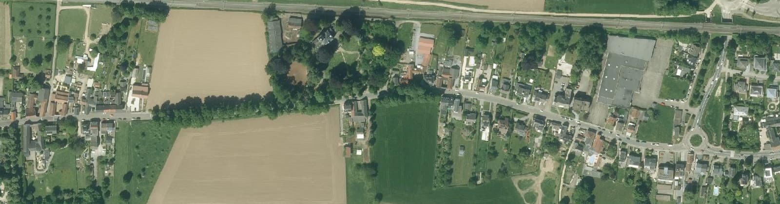 Luchtfoto van Strabeek