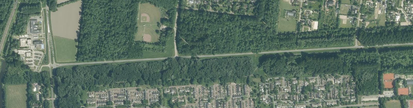 Luchtfoto van Overijsselse Hout