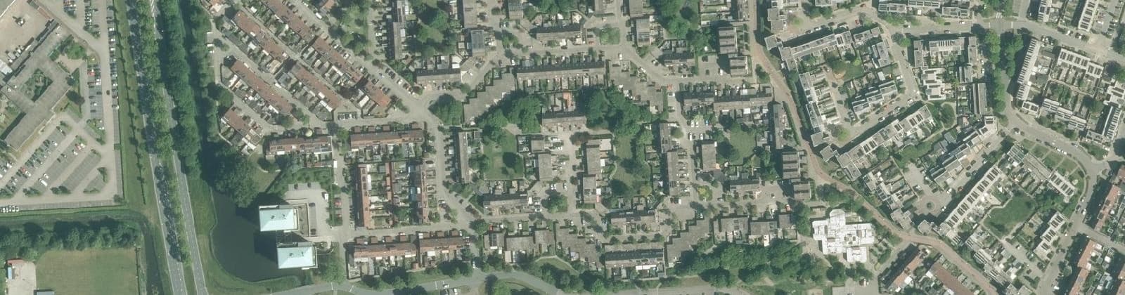 Luchtfoto van Kamp