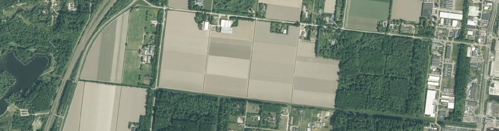 Luchtfoto van Beginweg, Bronsweg, Jupiterweg