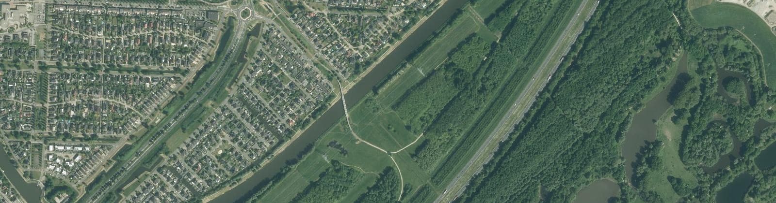 Luchtfoto van Flevobos