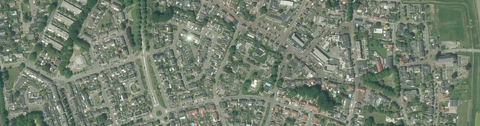 Luchtfoto van Grubbenvorst-Centrum