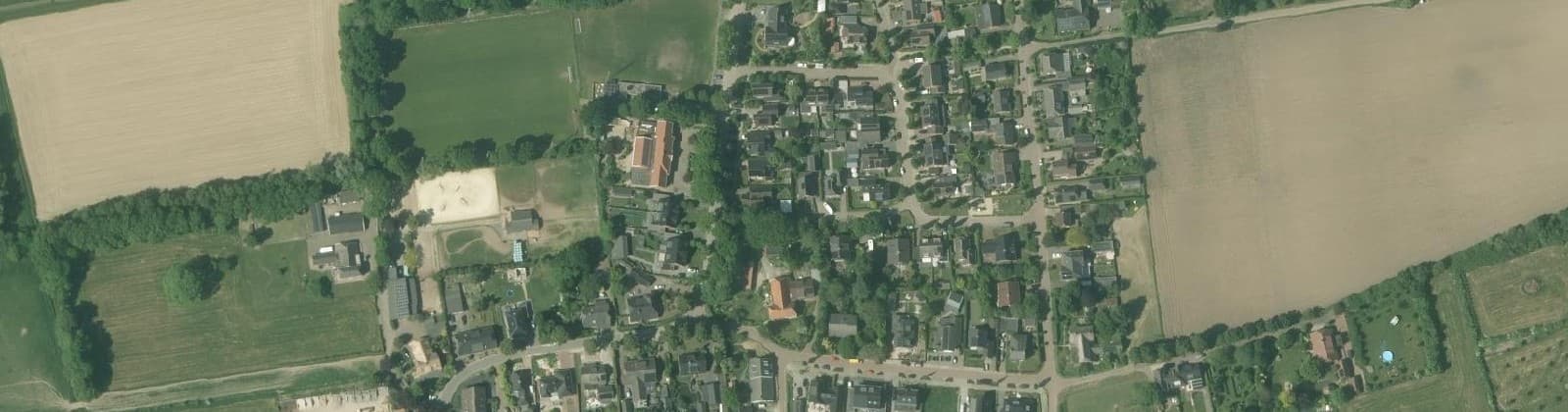 Luchtfoto van Netterden