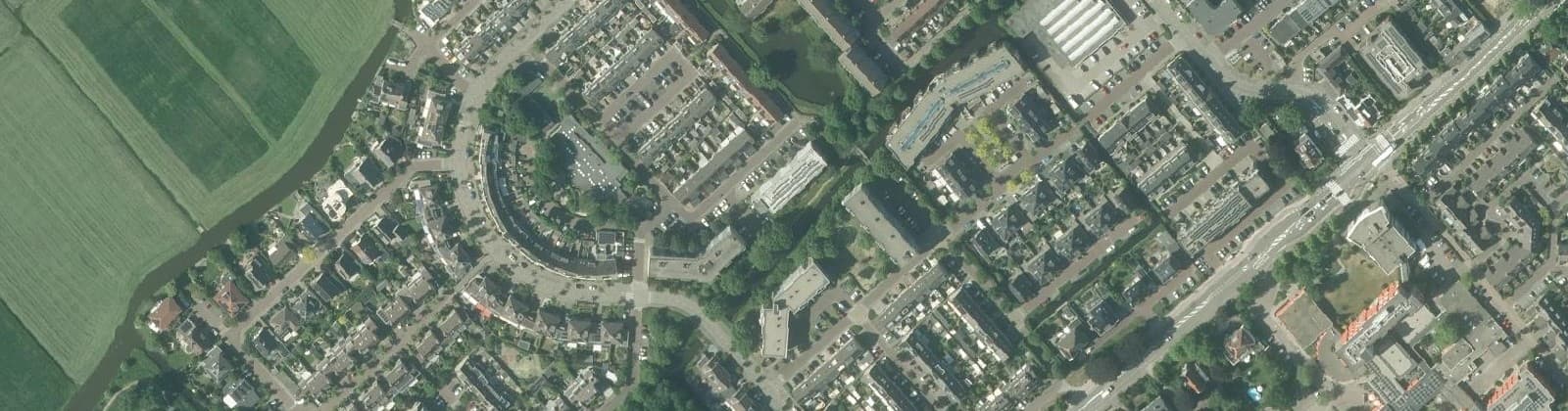 Luchtfoto van Vliegeniersbuurt