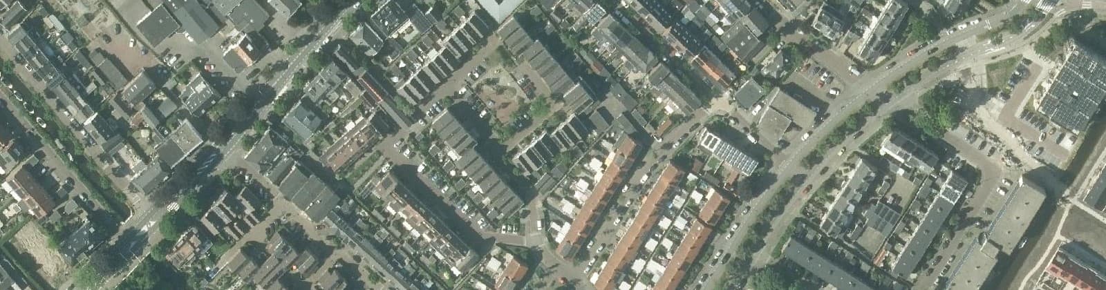Luchtfoto van Vrouwenpolderbuurt