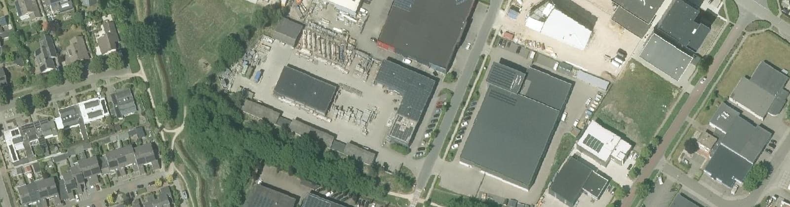 Luchtfoto van Lindebrook