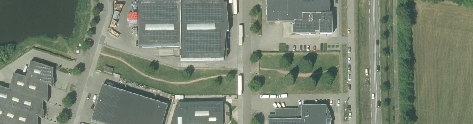 Luchtfoto van De Kamp Zuid