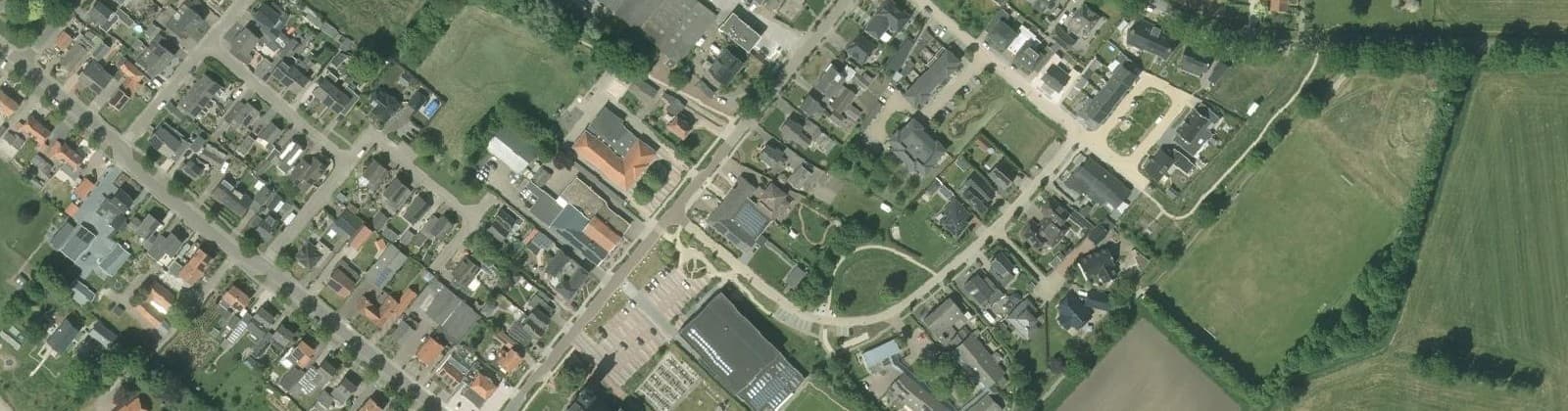 Luchtfoto van Bebowde kom Marienvelde