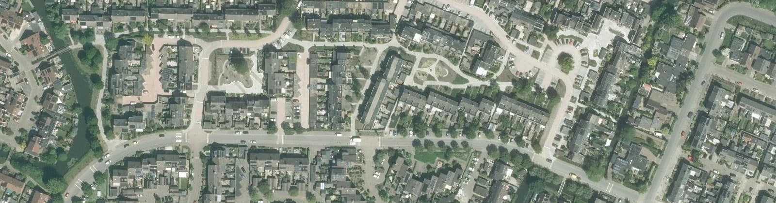 Luchtfoto van Weerestraat en omgeving