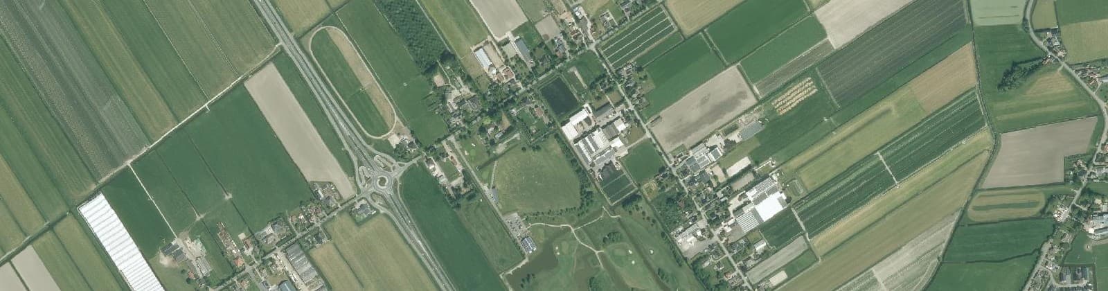 Luchtfoto van Wogmeer Oost