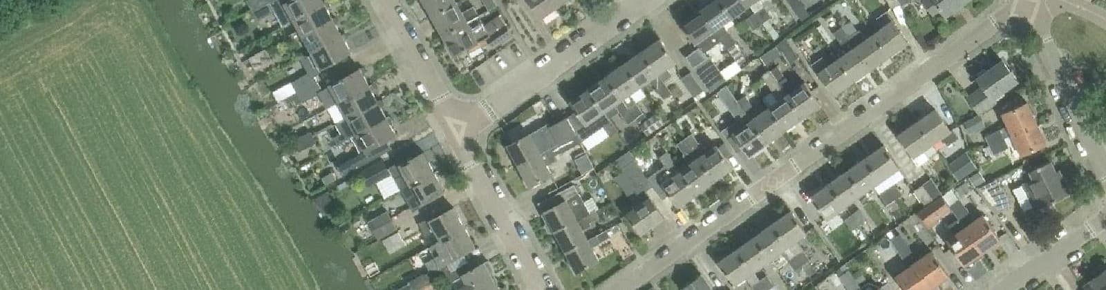 Luchtfoto van Pastoor Lemeerstraat en omgeving