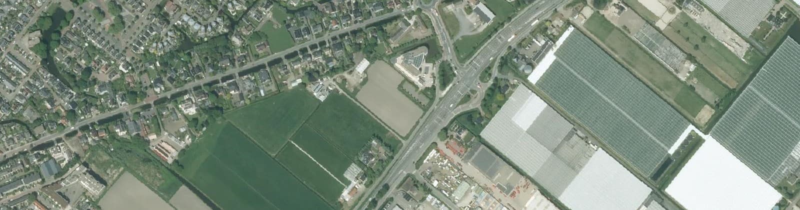 Luchtfoto van De Driehoek