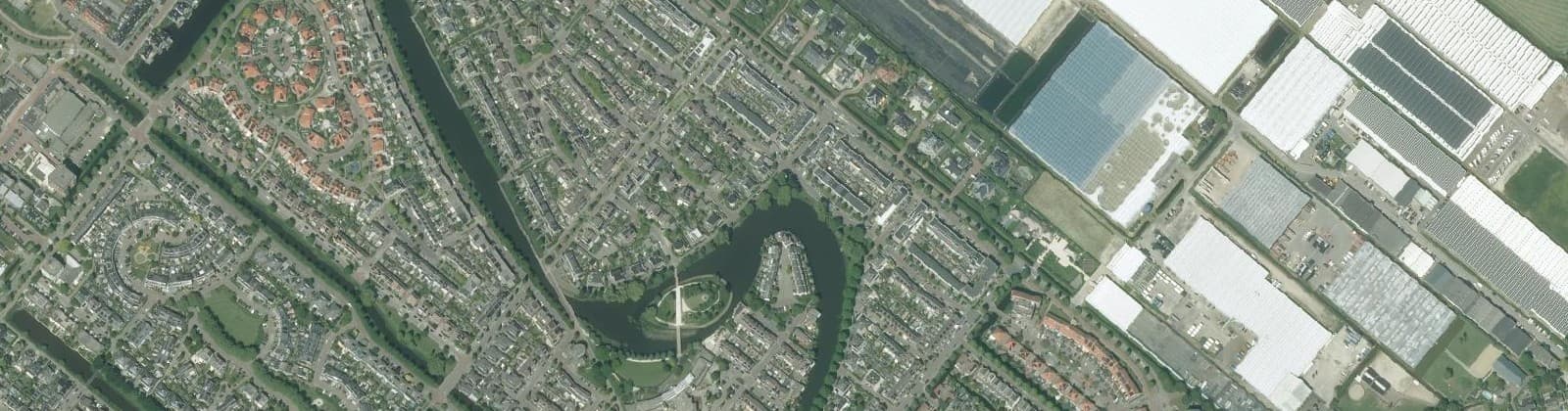 Luchtfoto van Oosteindsche Ackers