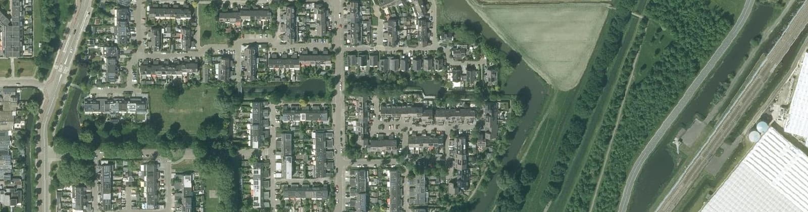 Luchtfoto van Edelsteenbuurt