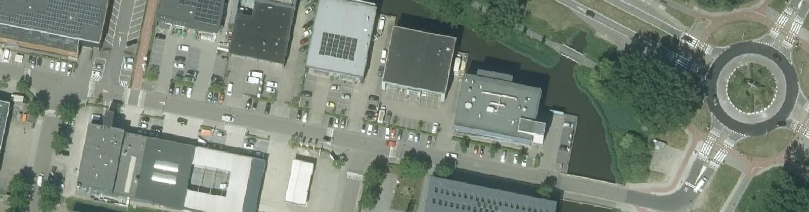 Luchtfoto van Berkelse Poort